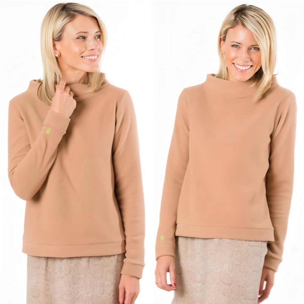 Dudley Stephens Brighton Boatneck Fleece Pullover Top